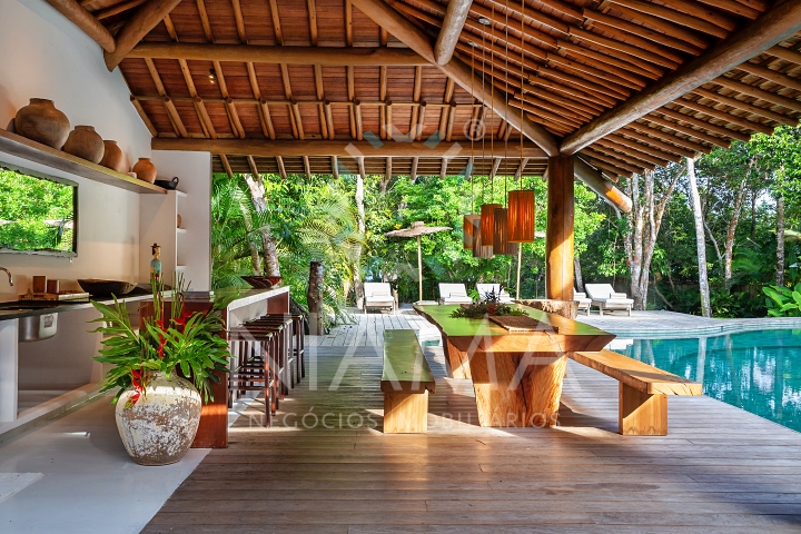 casa de luxo na praia em trancoso